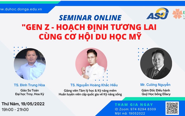 Hội Thảo: "Gen Z - Hoạch Định Tương Lai Cùng Cơ Hội Du Học Mỹ"